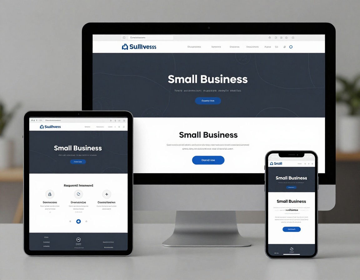 Responsive Darstellung des Website-Projekts