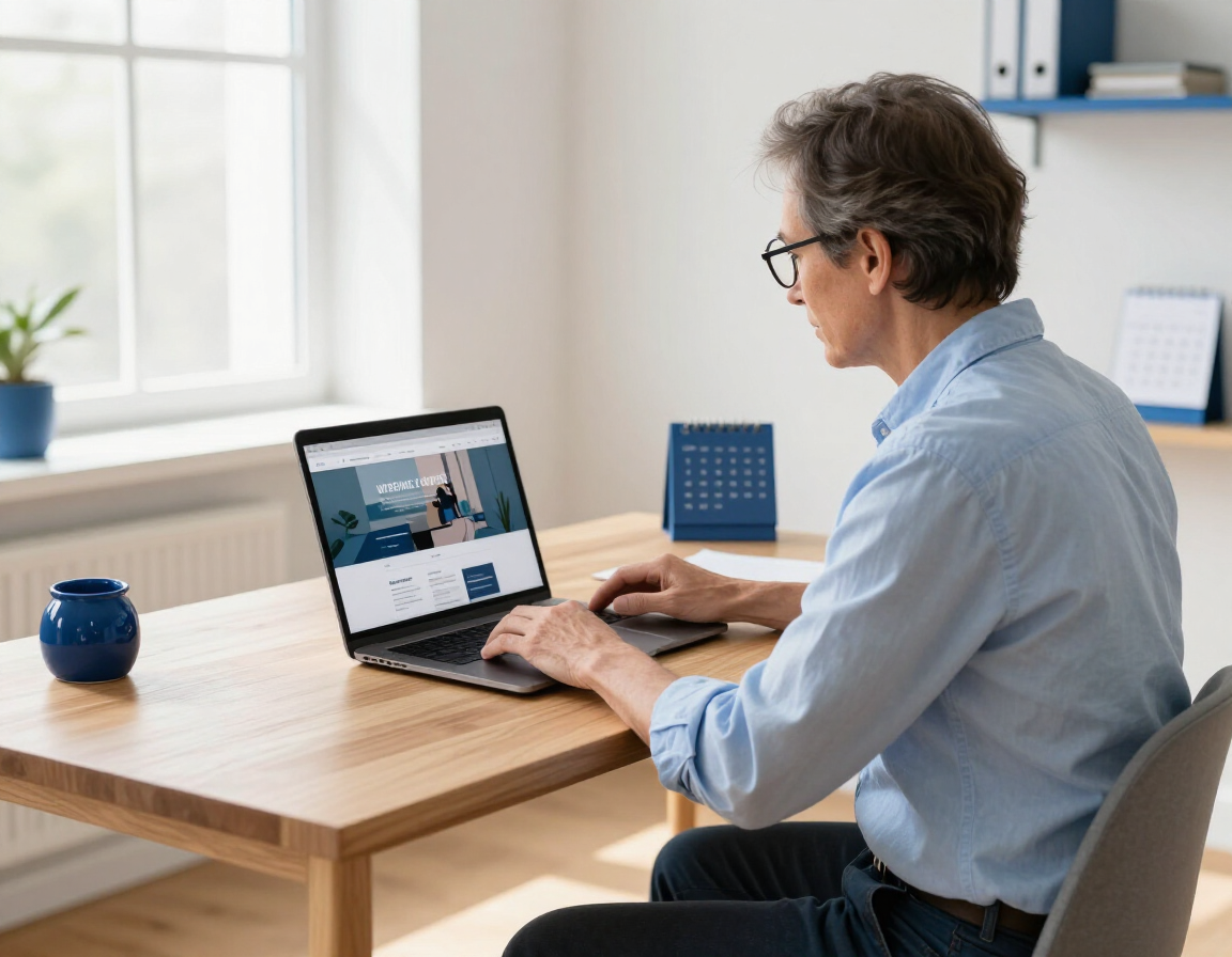 Kunde prüft die fertige Website