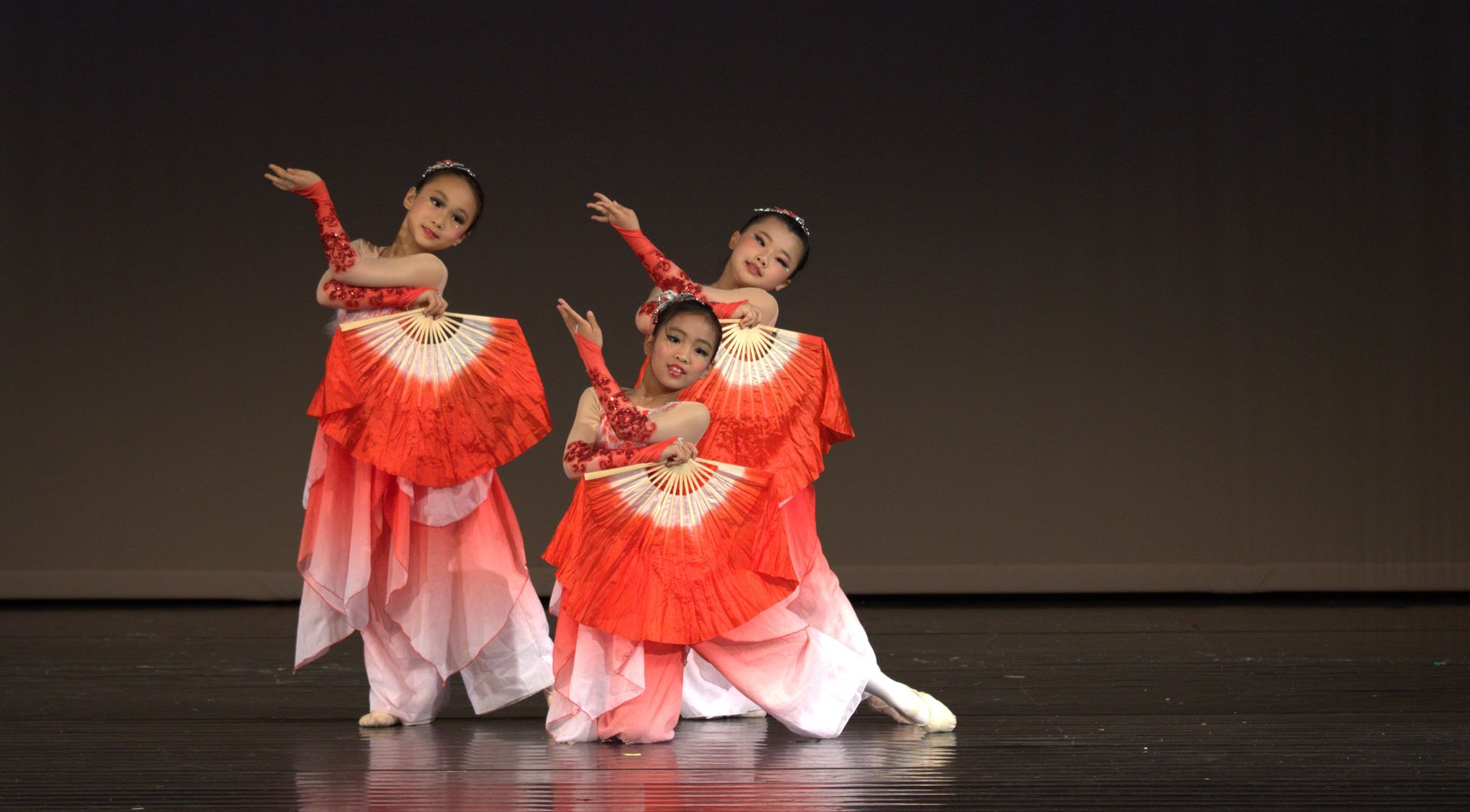 dancing blossoms ending pose recital