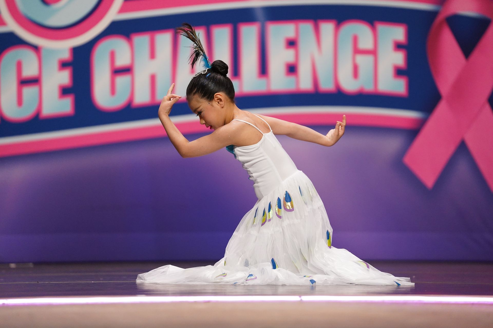 glory of the peacock on floor