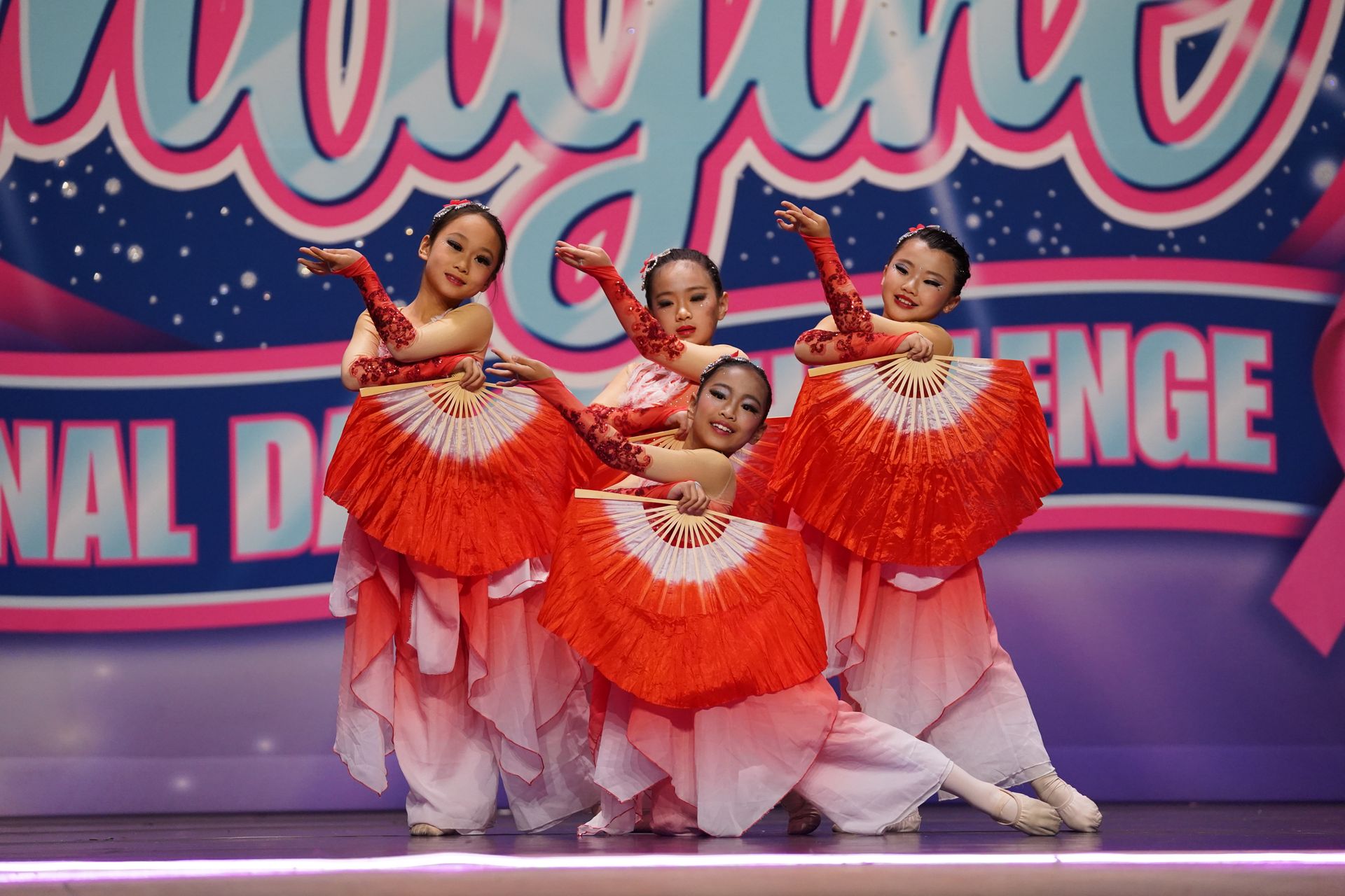 dancing blossoms ending pose