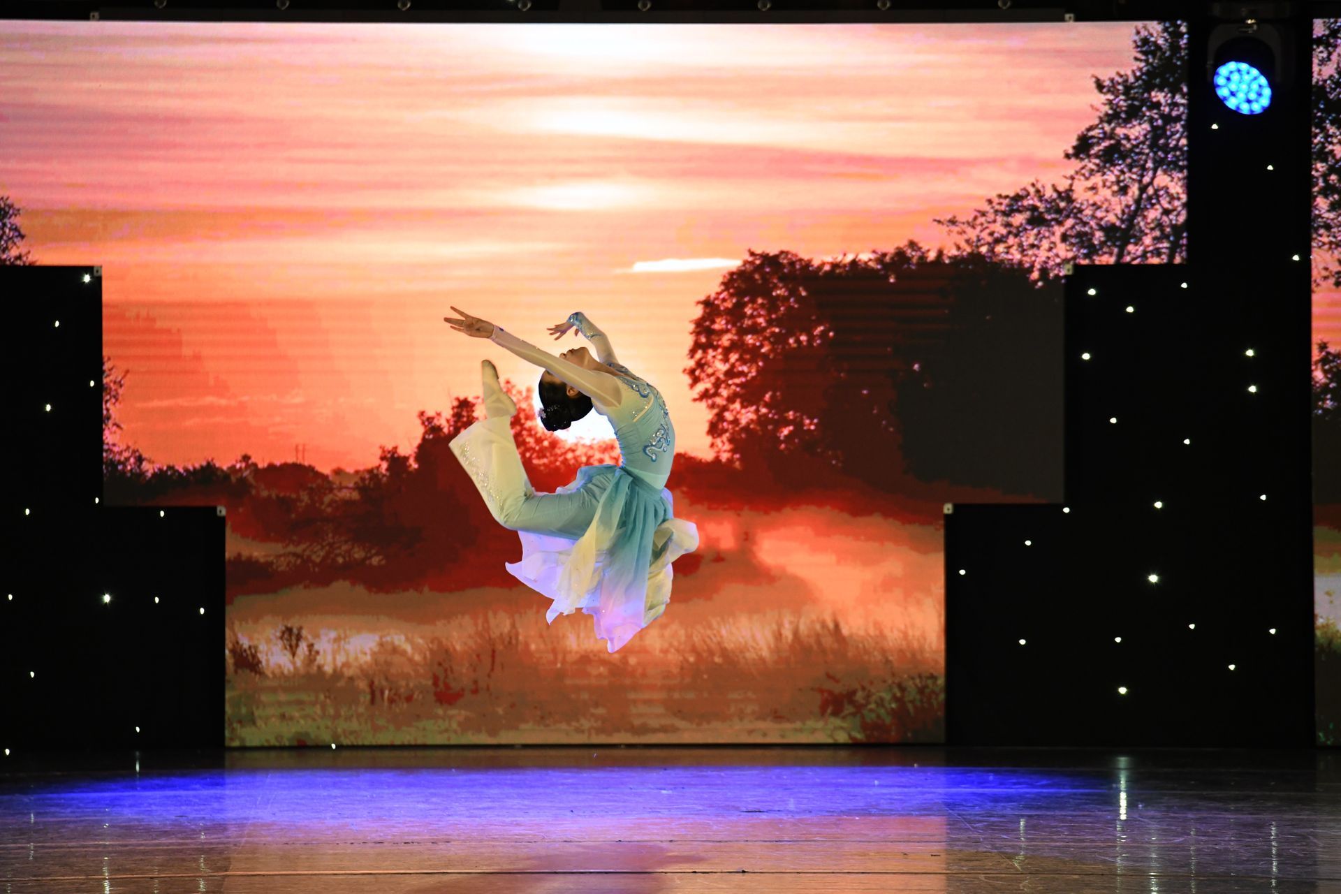 Bent leg jump a new dawn