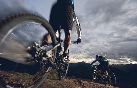 people riding