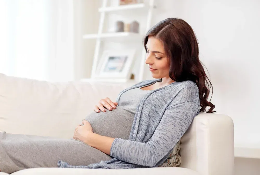 Fertility doctor consultation with IVF pregnant women