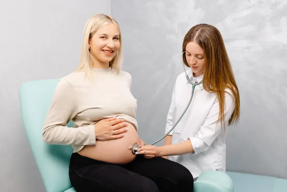 fertility specialist giving precautions to pregnant women