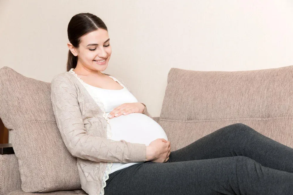 An women at El Paso clinic for genetic testing for pregnancy