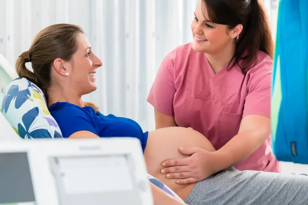 a patient with fertility specialist for needle free ivf