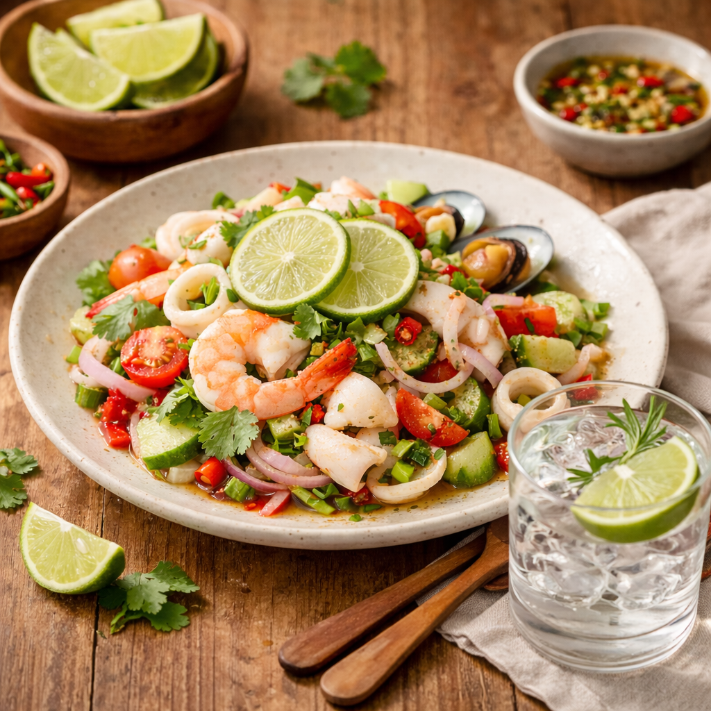 泰式檸檬海鮮沙拉