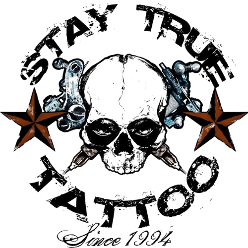 Stay True Tattoo logo – tatovering og piercing i Ski, Norge
