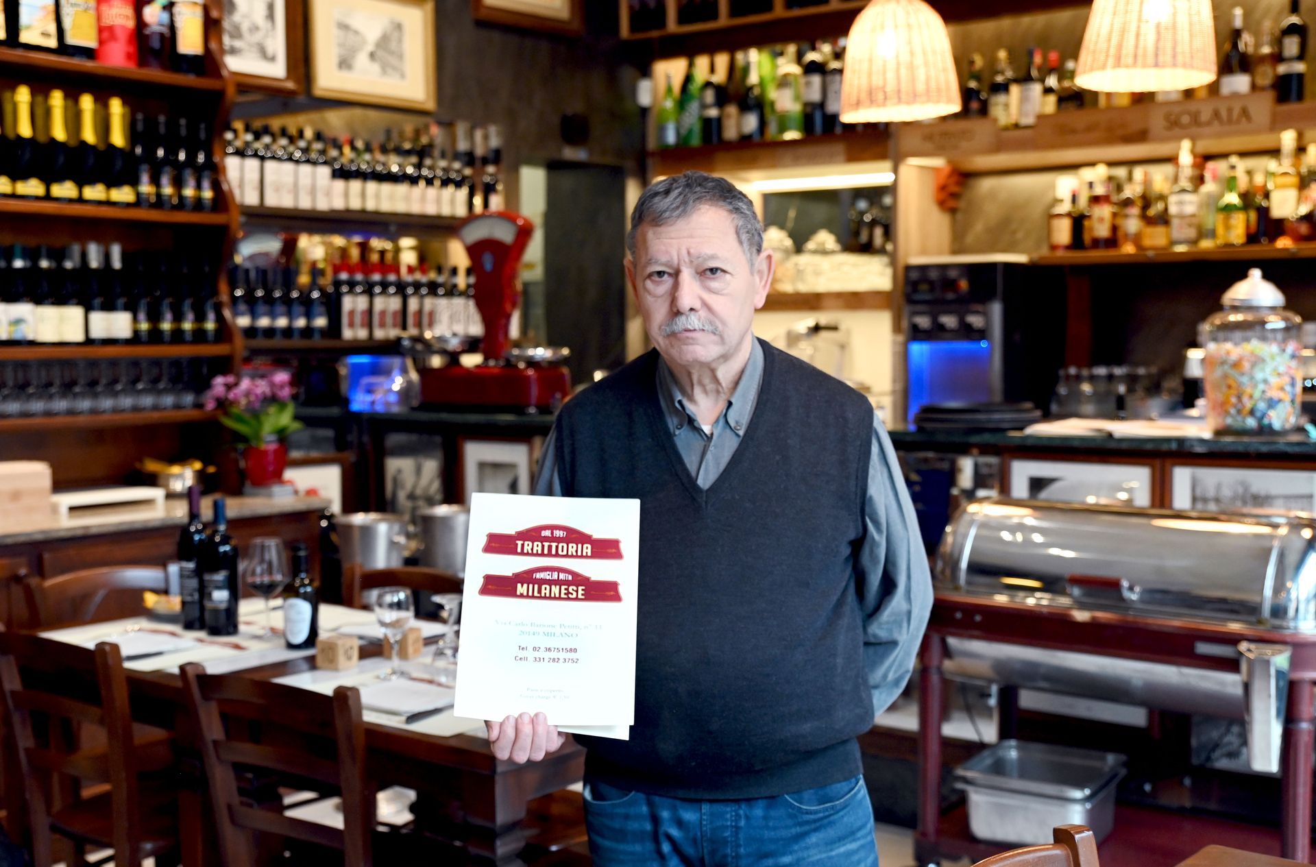 proprietario trattoria milanese dal 1997