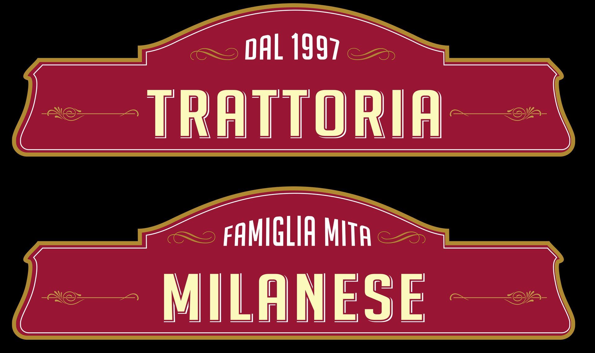 logo trattoria milanese