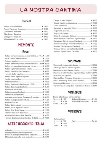 vini trattoria milanese