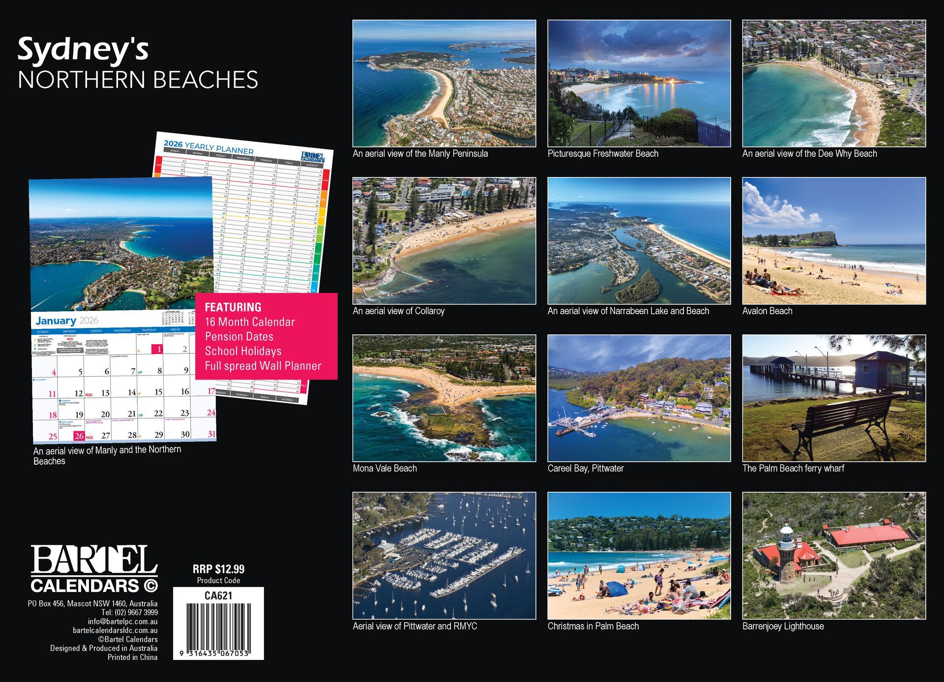 Calendar 2026 335x242mm Sydneys Northern Suburbs
