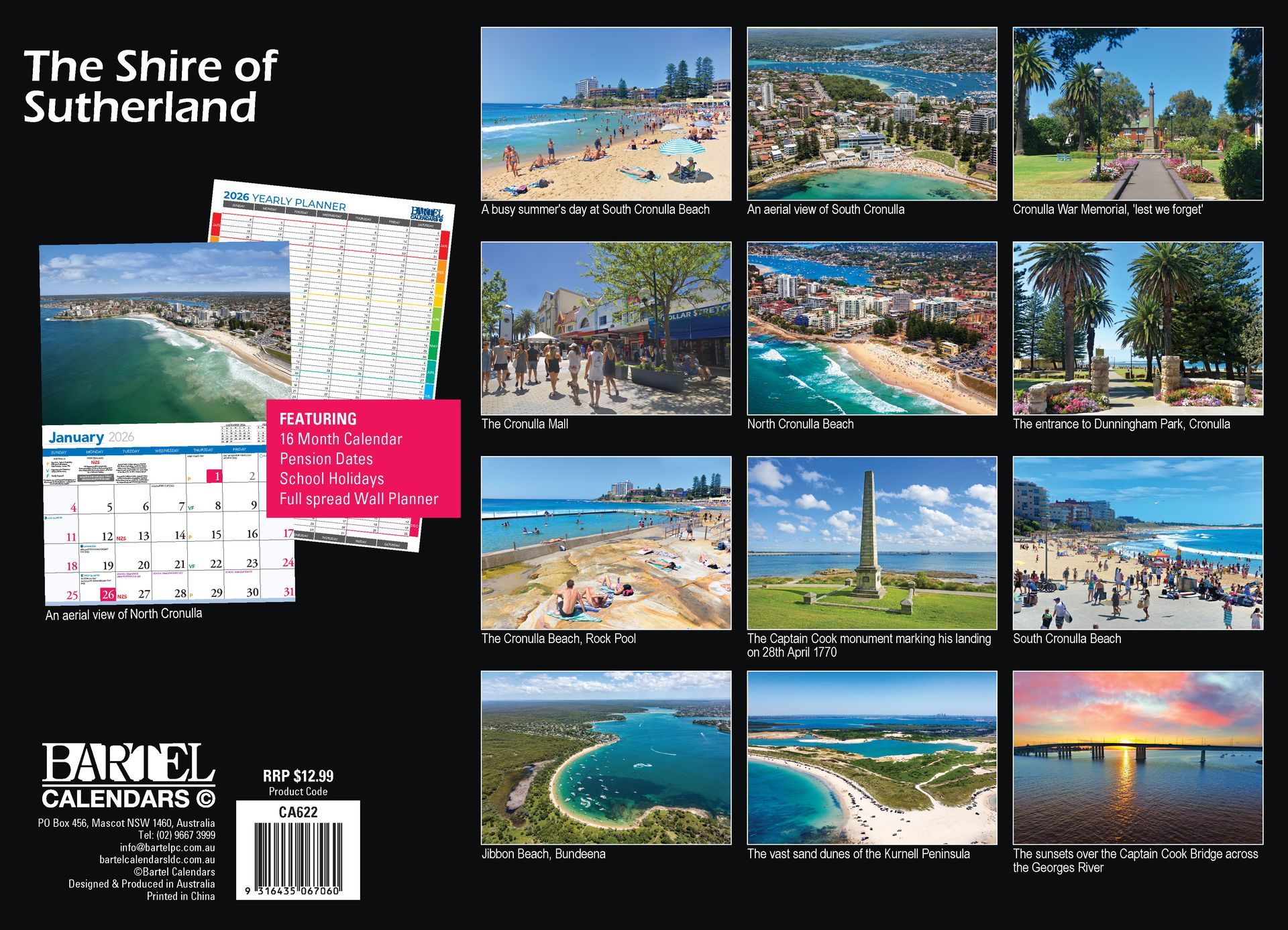 Calendar 2026 335x242mm The Shire