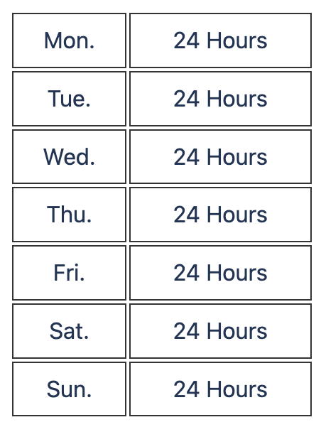 business hours
