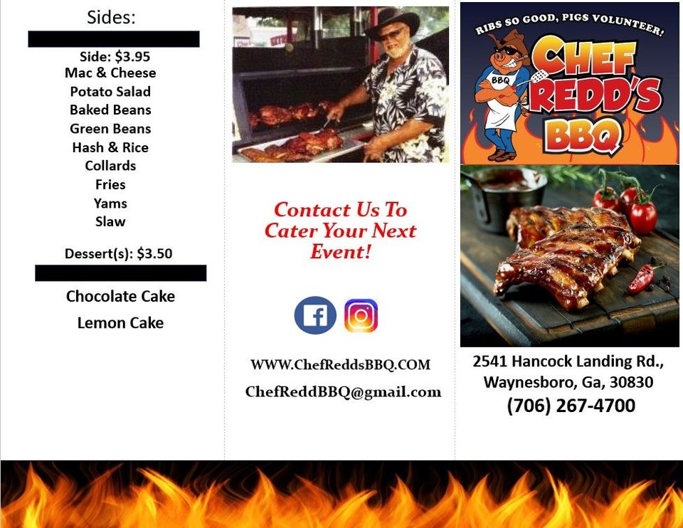 Chef Redds BBQ| BBQ Restaurant | BBQ Catering