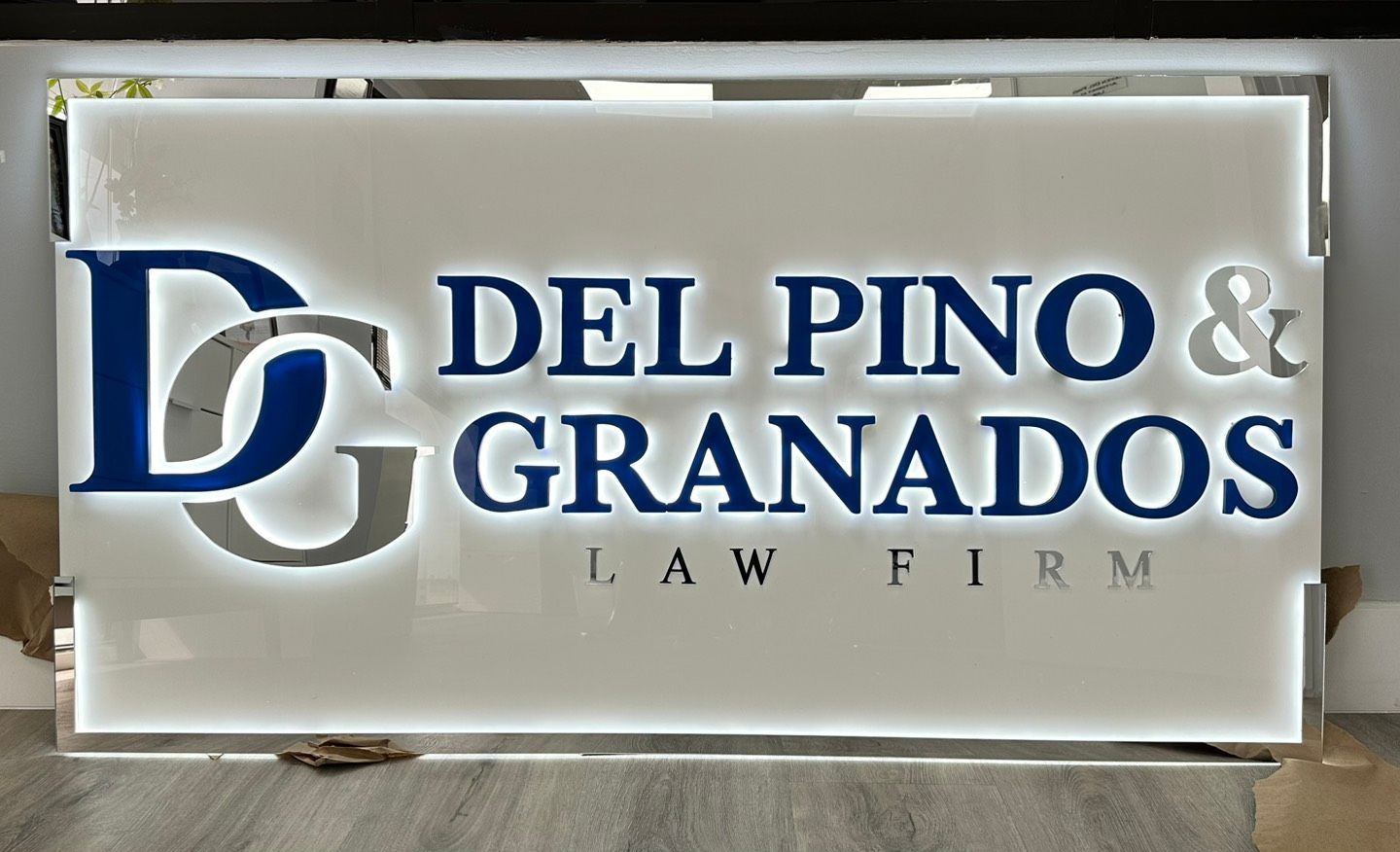Del Pino & Granados Law Firm Signage — Hialeah-Miami & Fort Myers, FL — Del Pino & Granados Law Firm