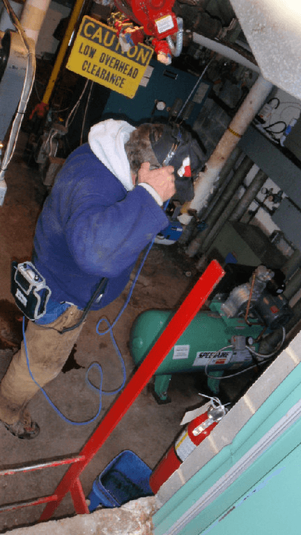 Man with Leak Equipment — Saint Louis, MO — Adhair Enterprises, LLC