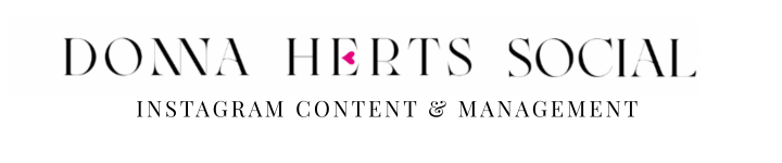 donna herts social instagram - social media logo