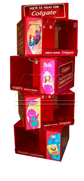 Cubos Promocionais da Colgate | Auto Display