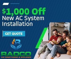 1000 off new ac system installation