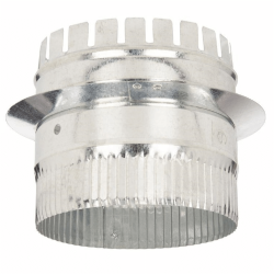 A close up of a metal item with a white background