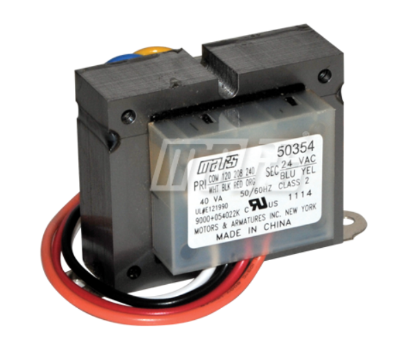 A transformer made in china is shown on a white background