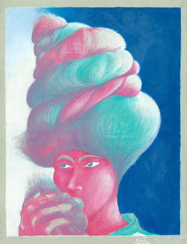 Cotton Candy Beehive by Cinnamon Lampson