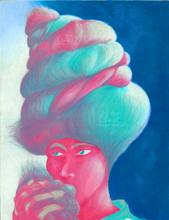 Cotton Candy Beehive by Cinnamon Lampson