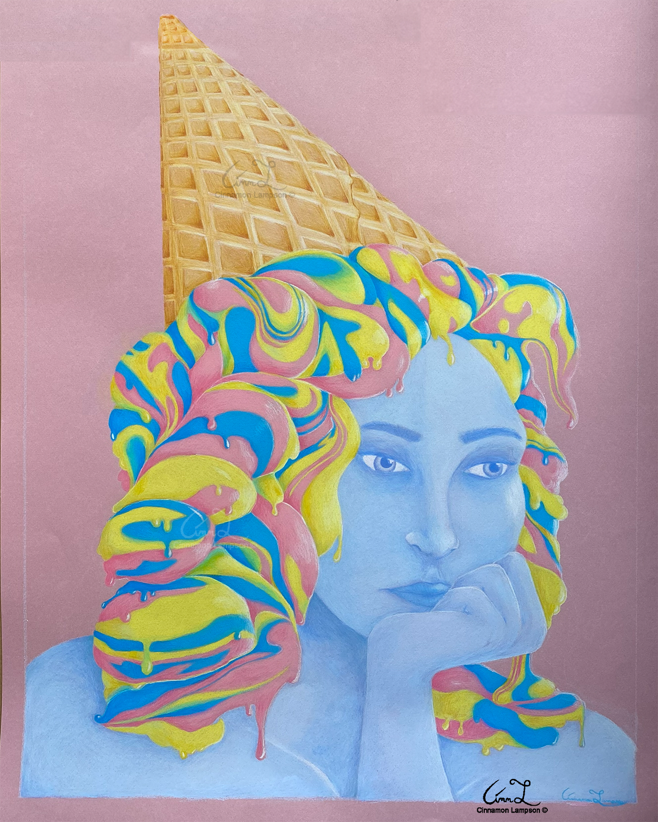 Superman Ice Cream Blowout by Cinnamon Lampson