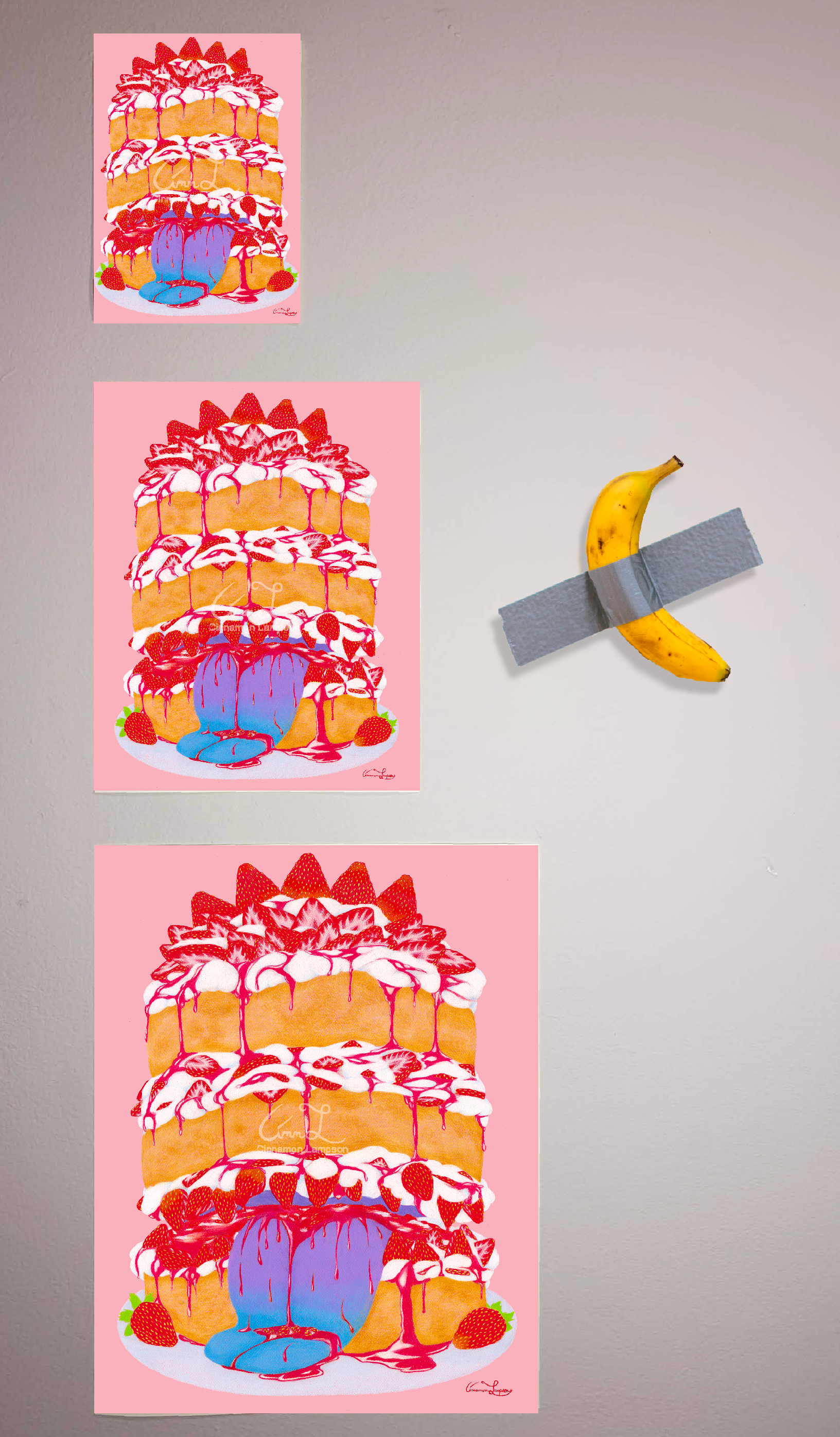 Strawberry Shortcake Mimic Print by Cinnamon Lampson