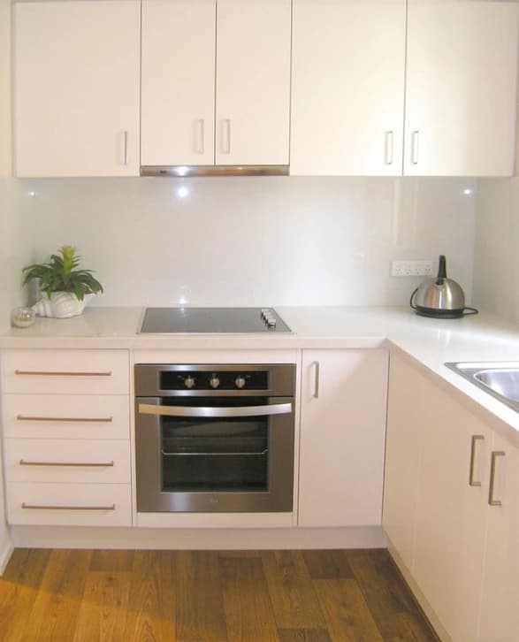White Cabinets — Paiano Custom Kitchens in Corrimal, NSW