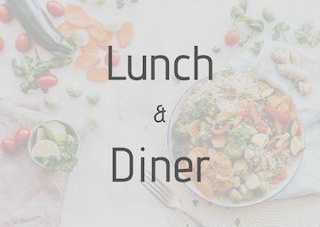 Overzicht recepten & ideeën voor lunch & diner