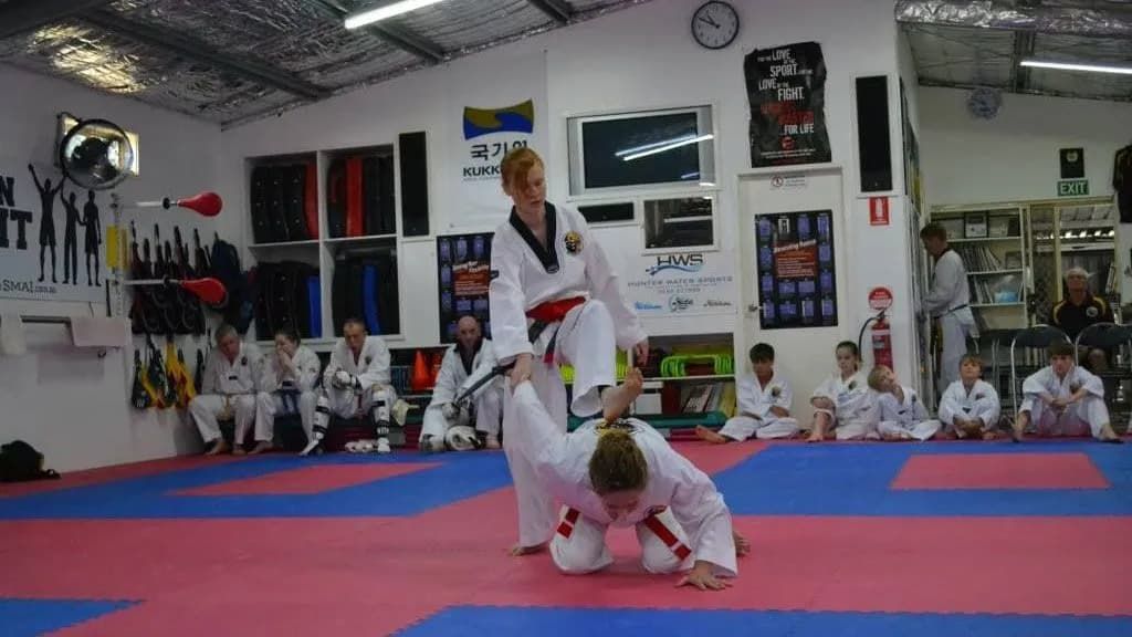 Two Girl Taekwondo Players — Tae Kwon Do Lessons in Port Stephens