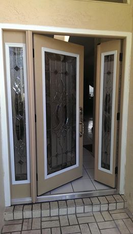 Single Custom Fiberglass Door — Tampa, FL — DoorPro Entryways, Inc.