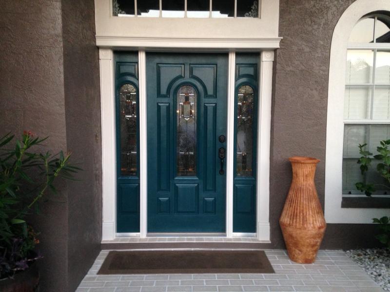 Center Arch Doors with Sidelites — Tampa, FL — DoorPro Entryways, Inc.
