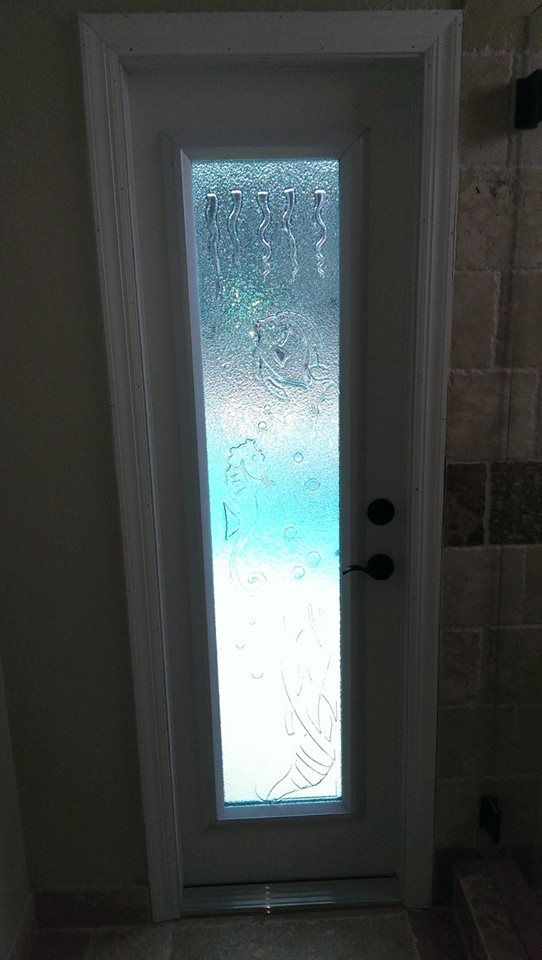 Pool Bath Melted Underwater Design — Tampa, FL — DoorPro Entryways, Inc.