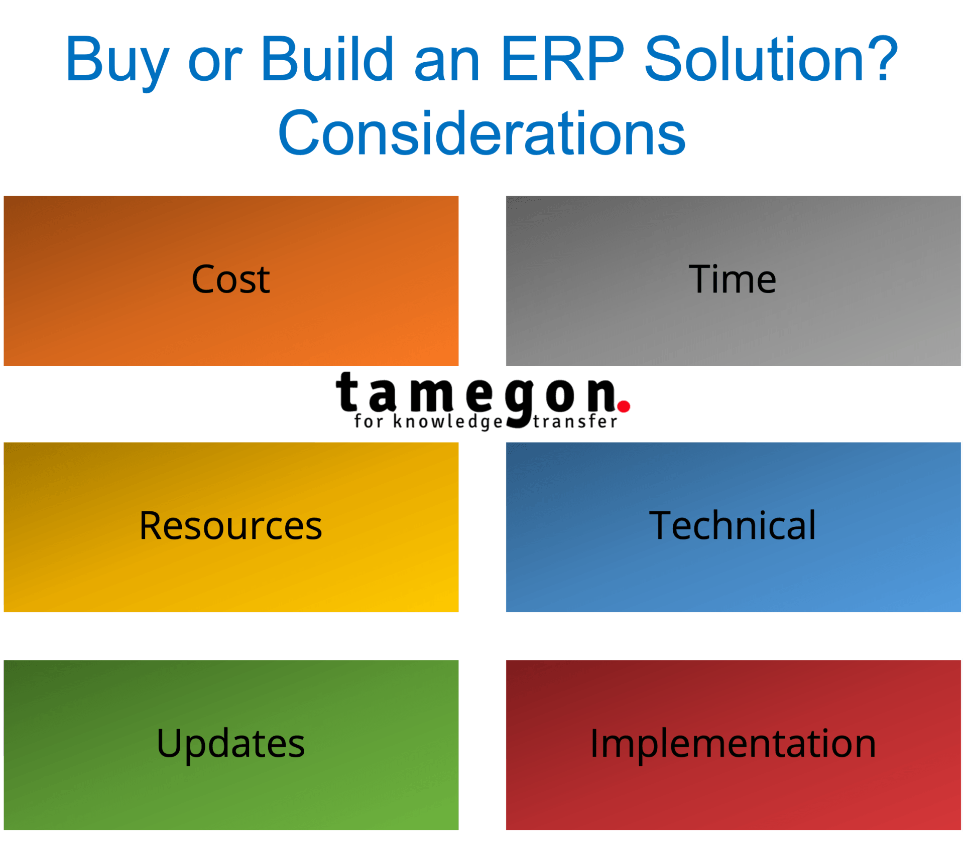 Build or Buy an ERP Solution - tamegon.com