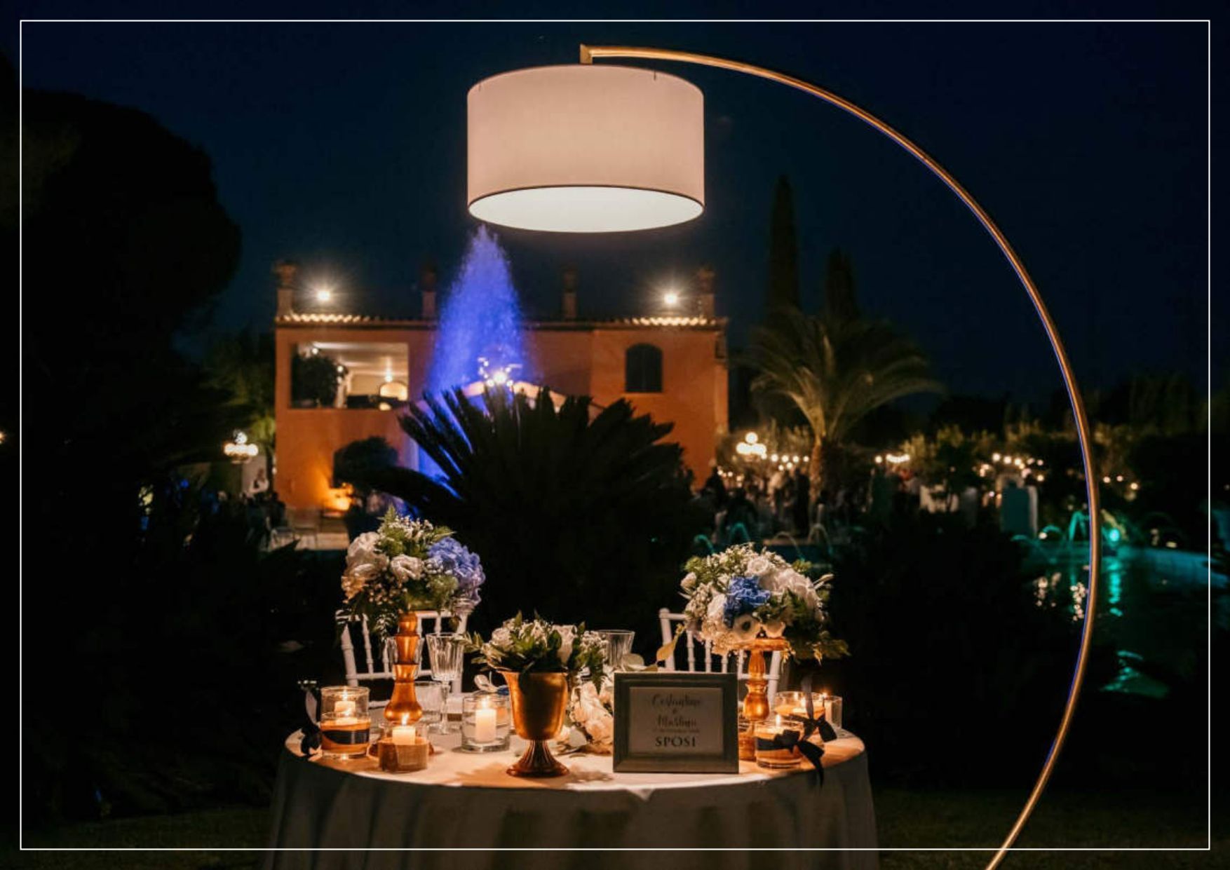 illuminazione scenografica per eventi a Roma