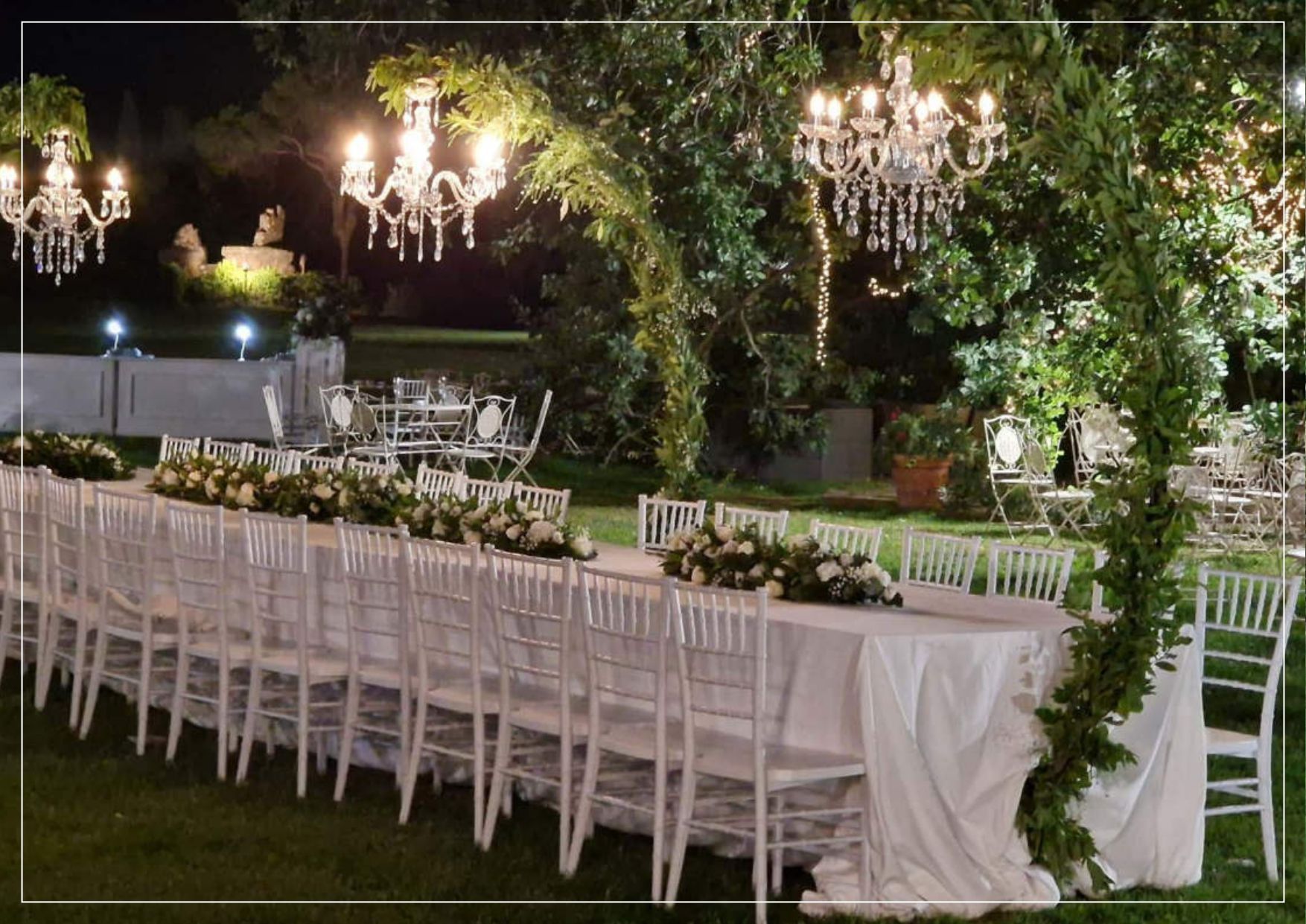 allestimenti scenografici per matrimoni a Roma