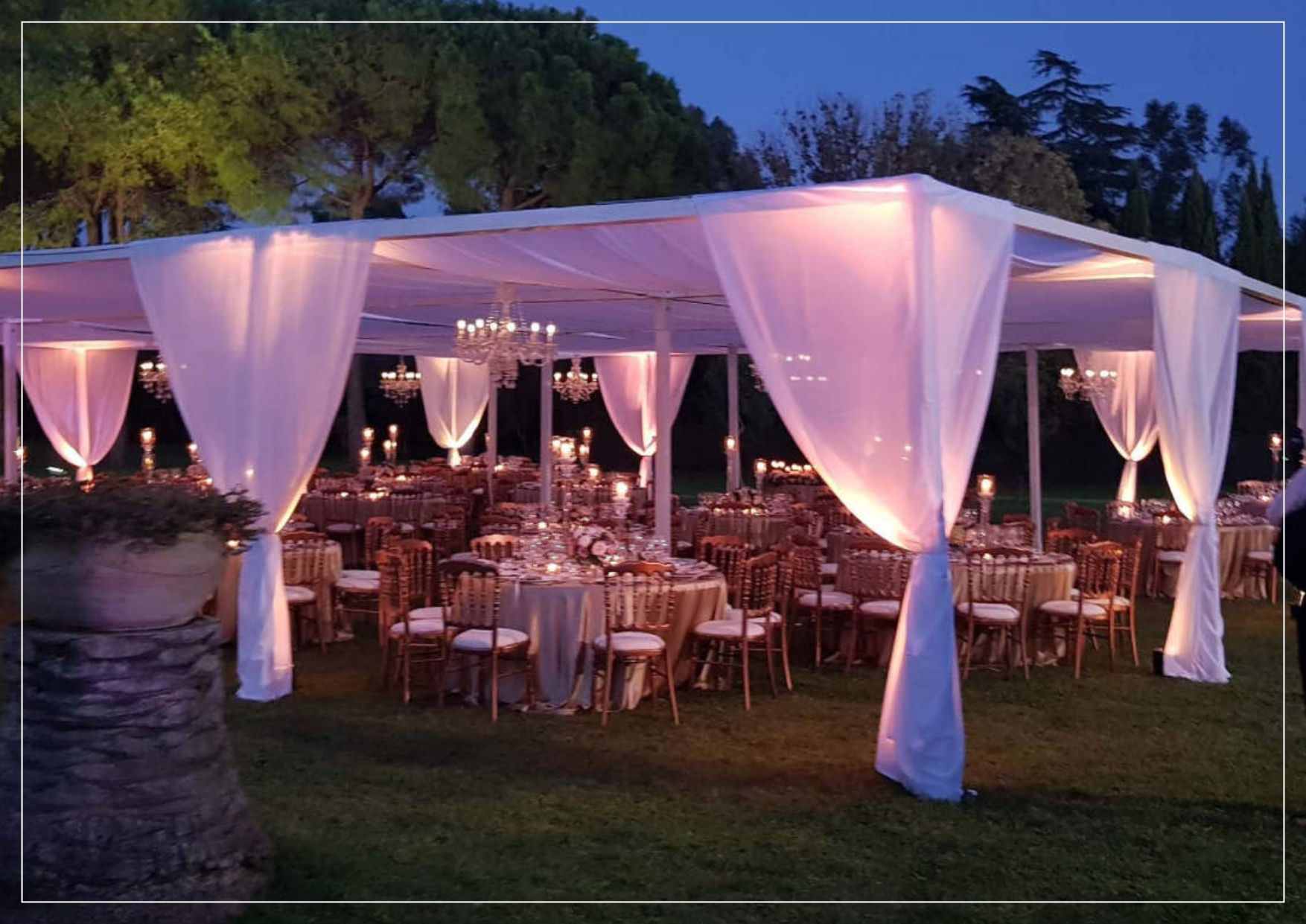 scenografie per eventi privati a Roma