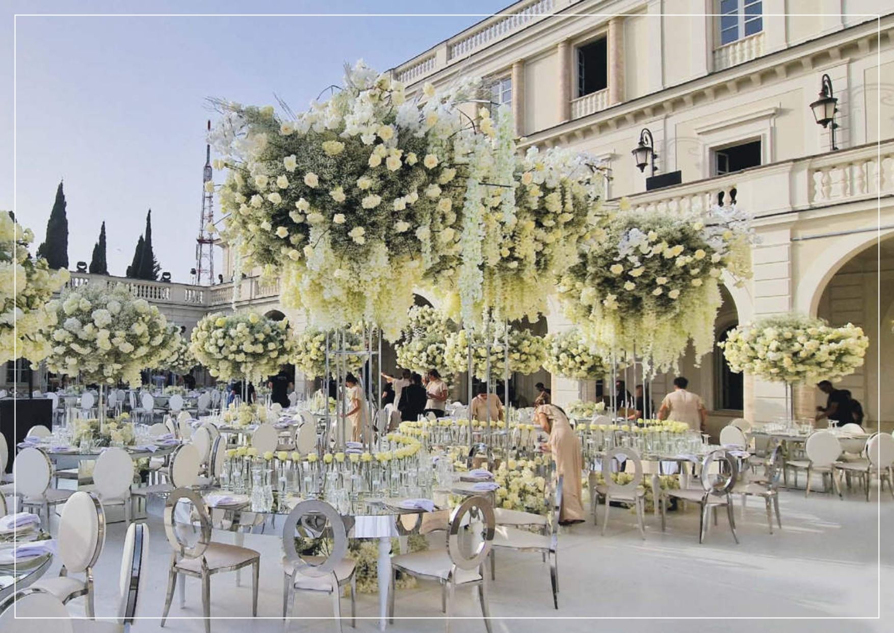 scenografie per matrimoni a Roma