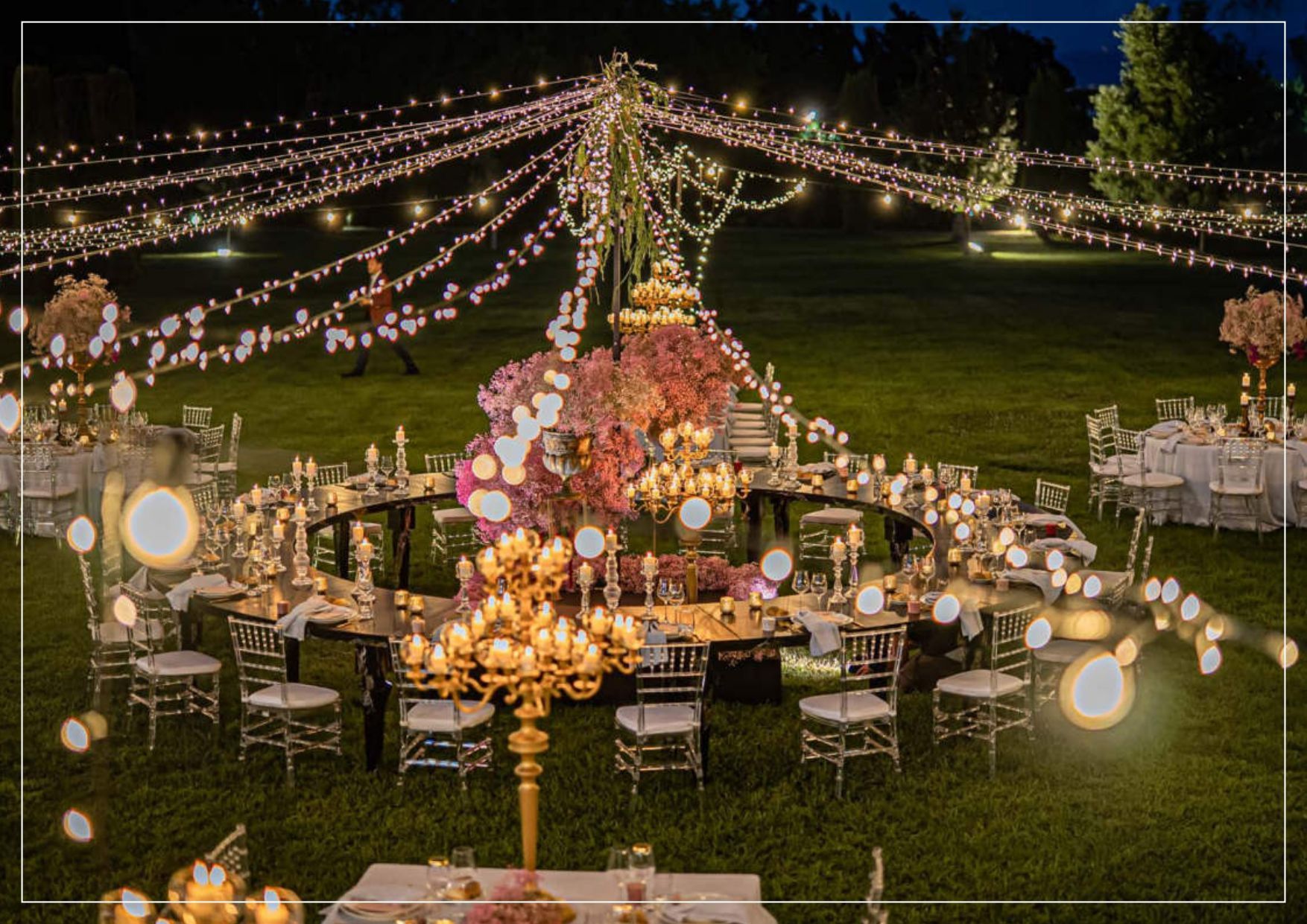 illuminazioni scenografiche per eventi a Roma