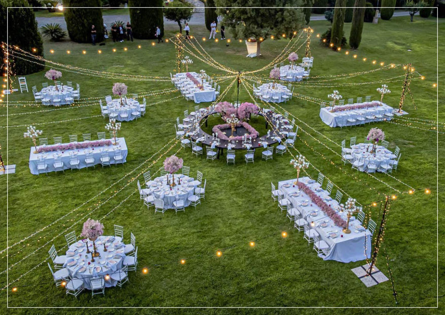 allestimenti scenografici per matrimoni a Roma
