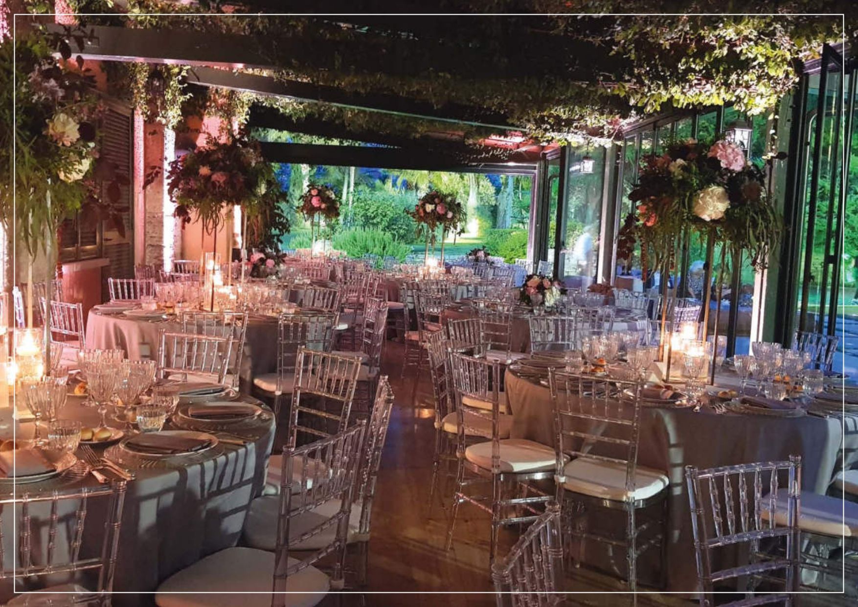 allestimenti scenografici per matrimoni a Roma