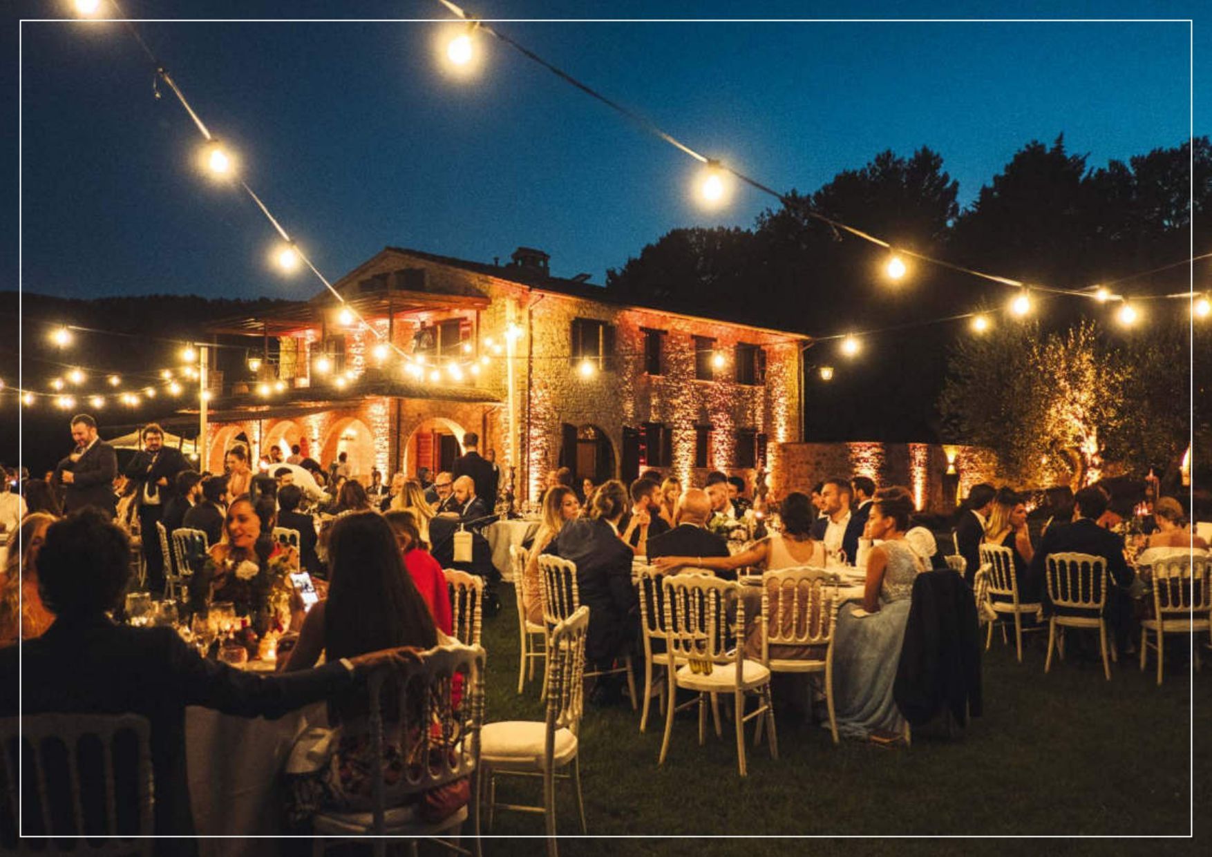 illuminazioni scenografiche per matrimoni a Roma