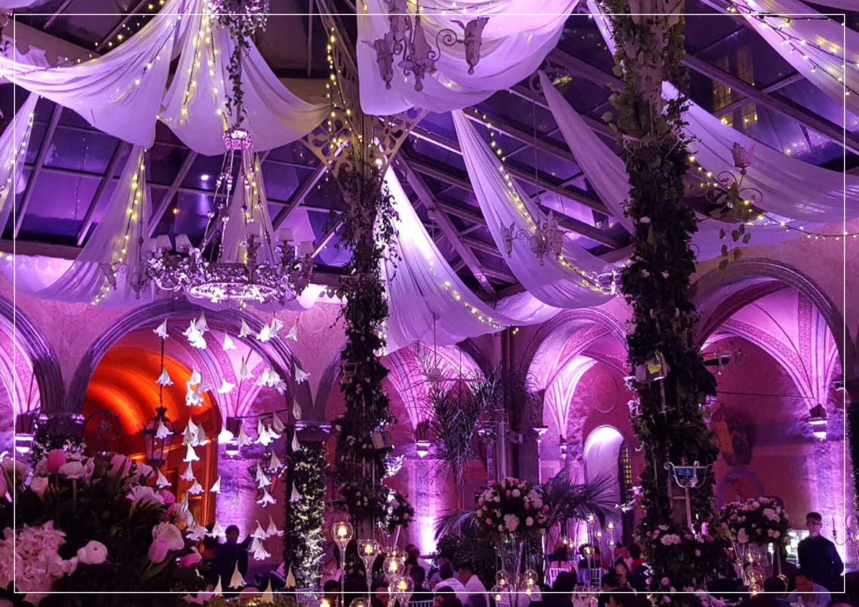 illuminazione scenografica per eventi a Roma