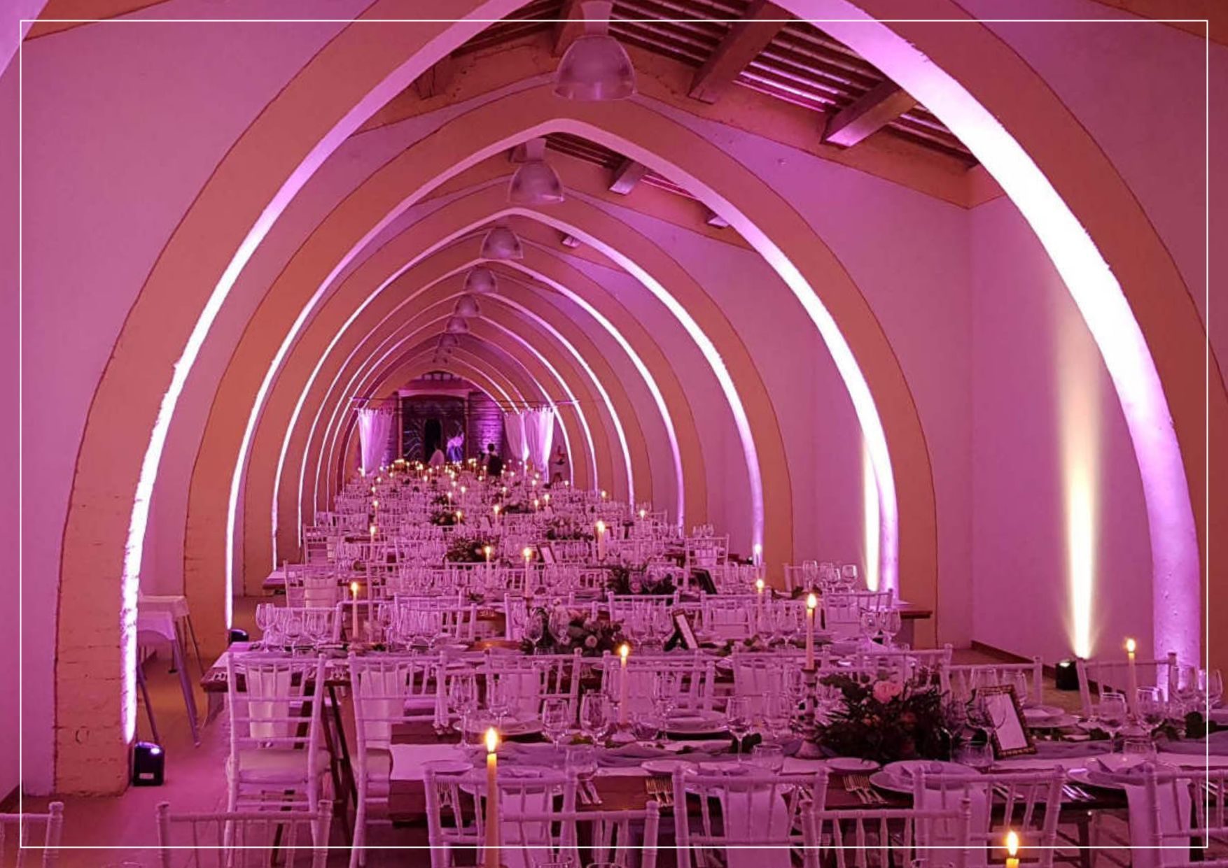 illuminazione scenografica per eventi a Roma