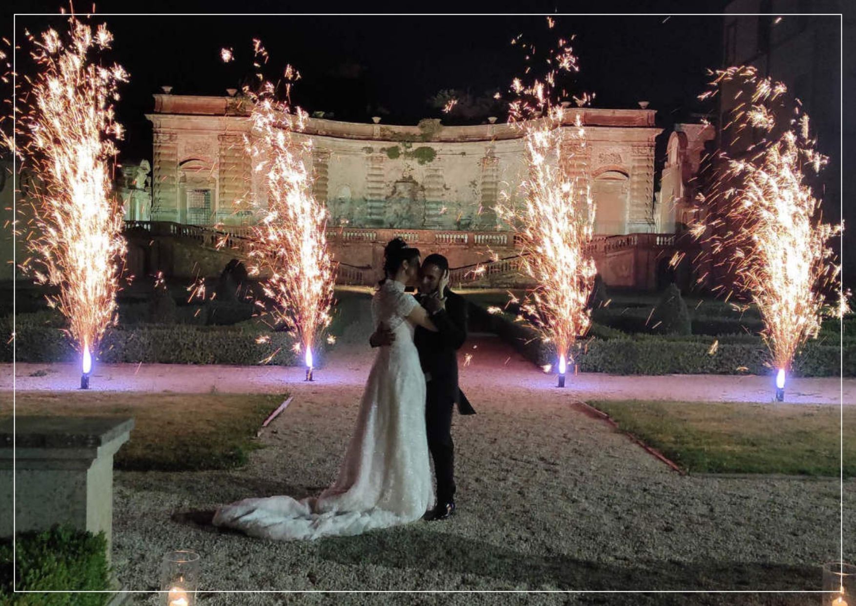 fuochi d'artificio per matrimoni a Roma