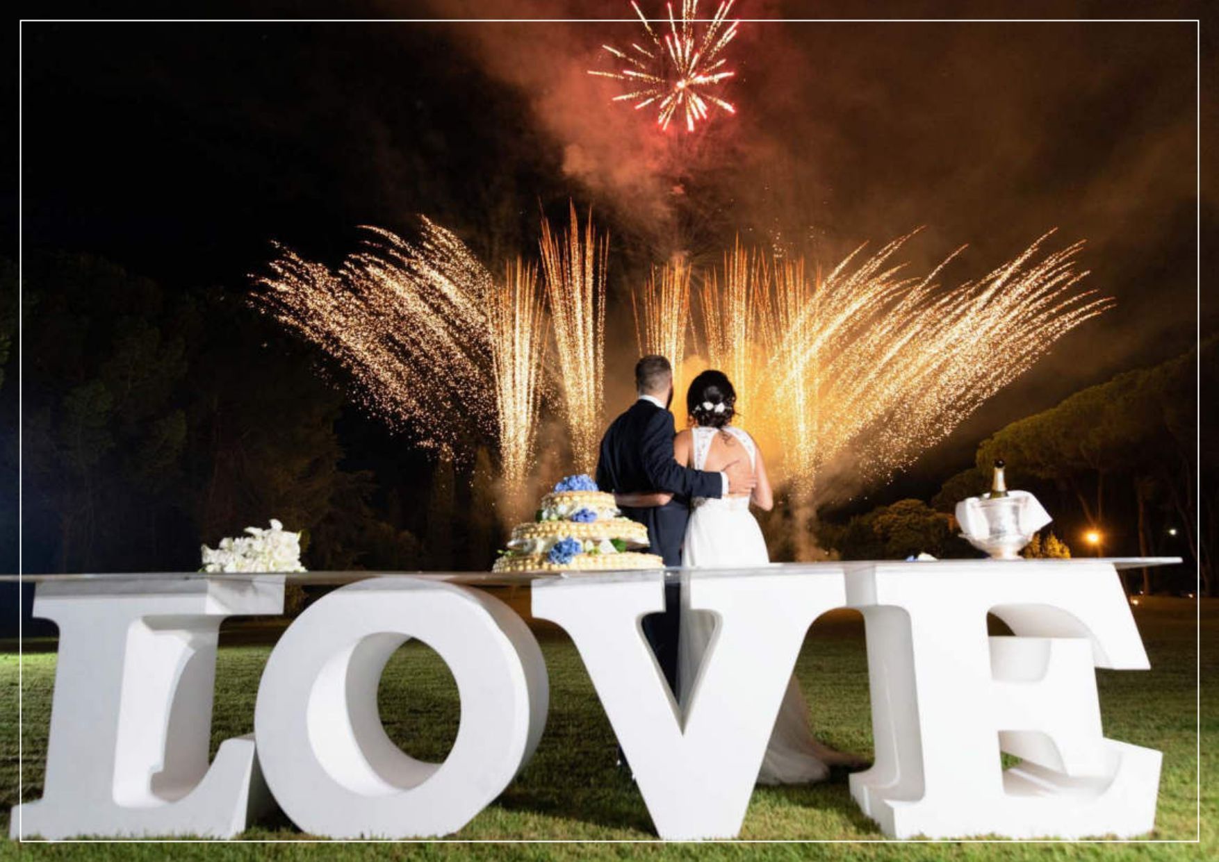 fuochi d'artificio per matrimoni a Roma
